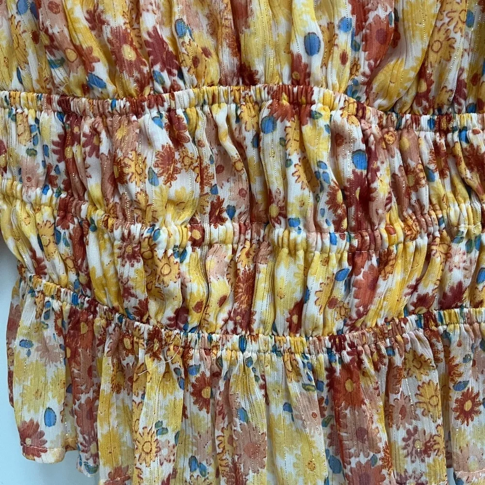 STAUD The‎ Faye Top in Soleil Flower Market, size XS